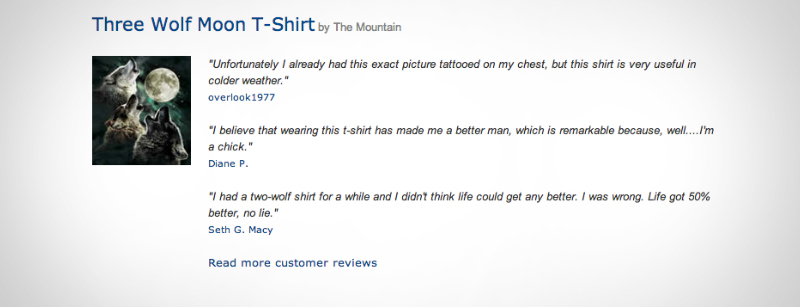 A T-Shirt Connoisseur Reviews The Renowned Three Wolf Moon Shirt