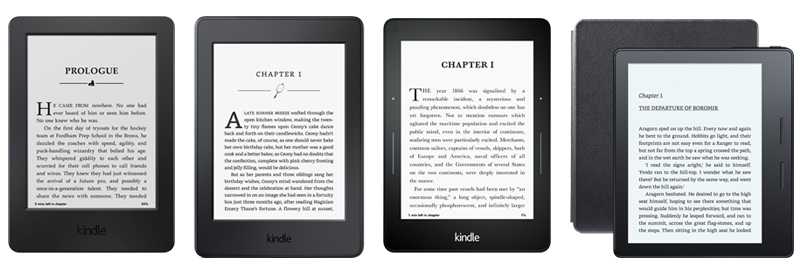 Ereader Showdown: Amazon Kindles, Compared