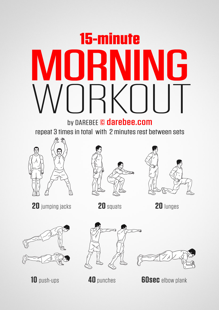 The 15-Minute Morning Workout You Can Do Anywhere