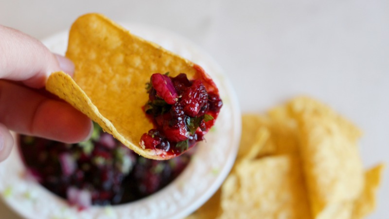 How To Use Up Pretty Much Any Leftover Berries By Turning Them Into Salsa