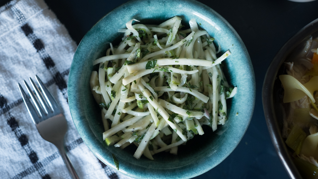 Celery Root Is The Key To This Fresh, Vibrant Coleslaw