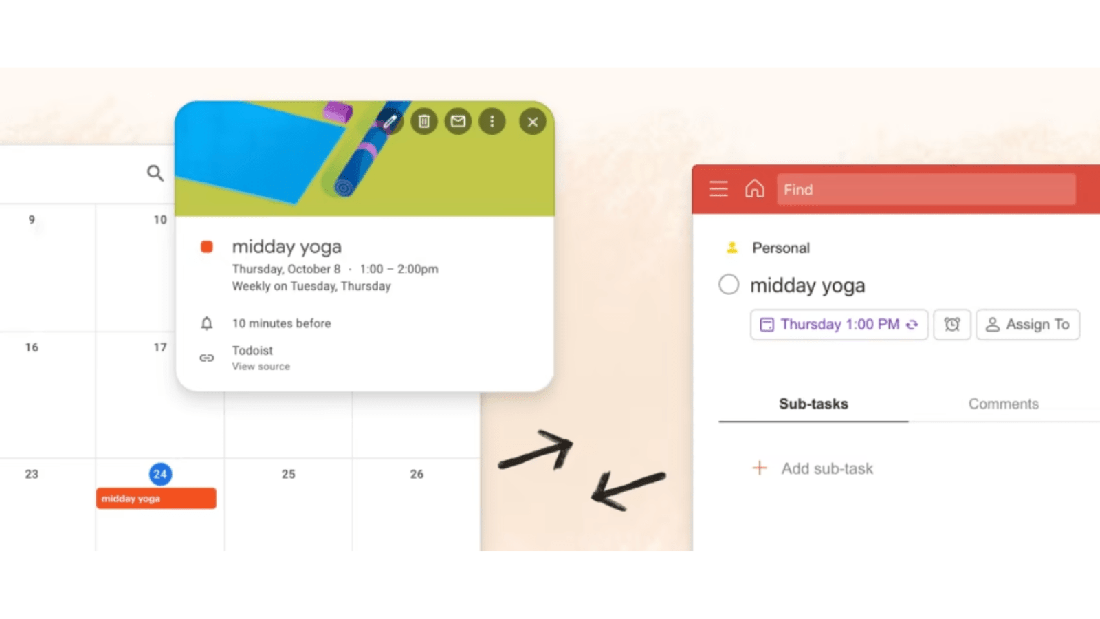 Screenshot: Todoist