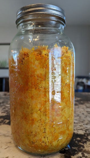 Behold, the giant jar of kosho (Photo: Amanda Blum)