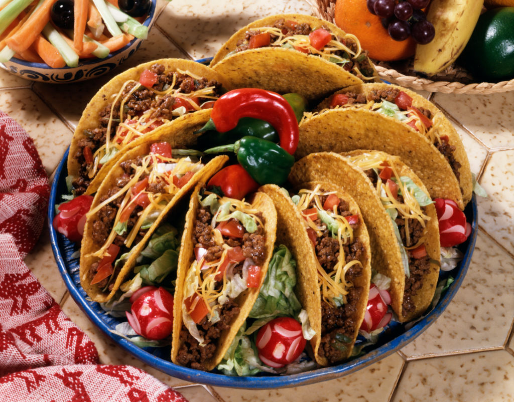 image of hard shell tacos