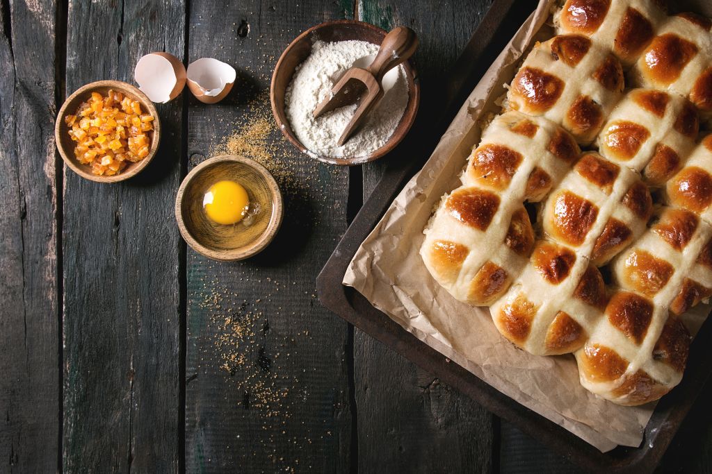 Hot cross bun recipe