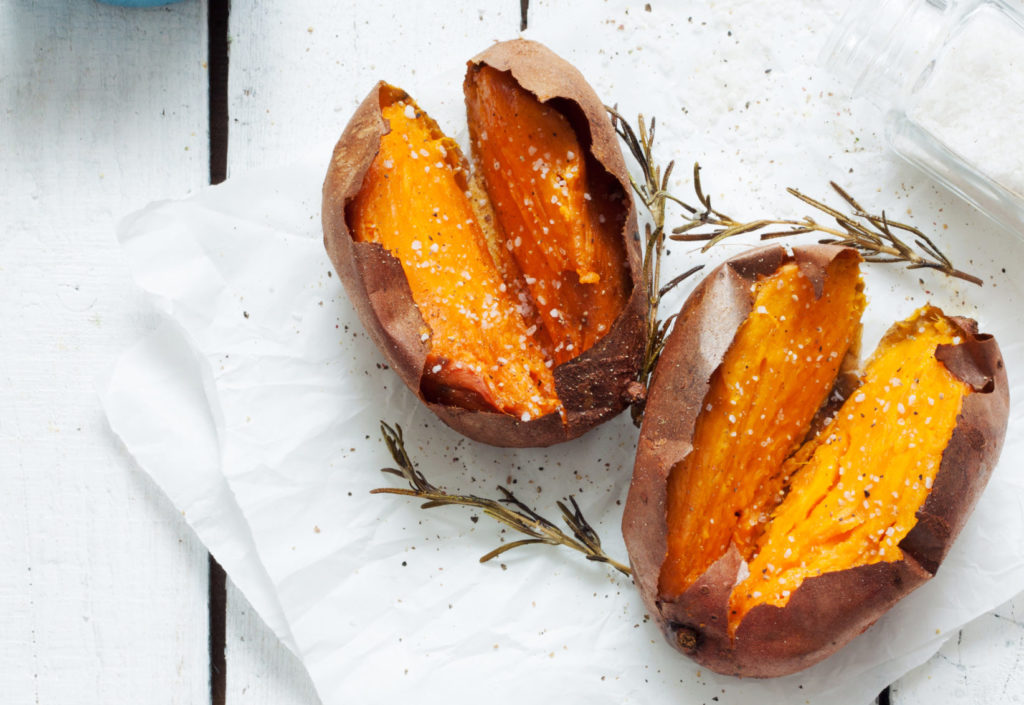 roasted sweet potato