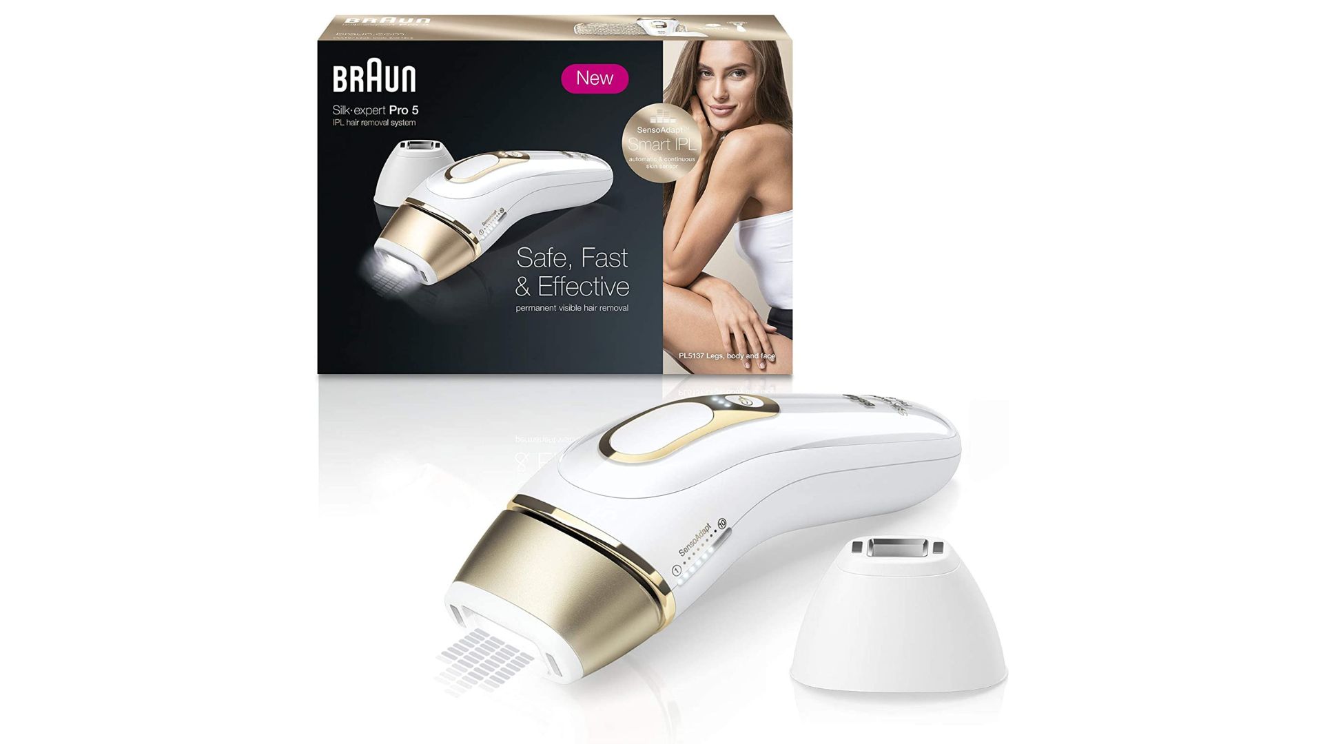 Laser hair removal at home: Braun IPL