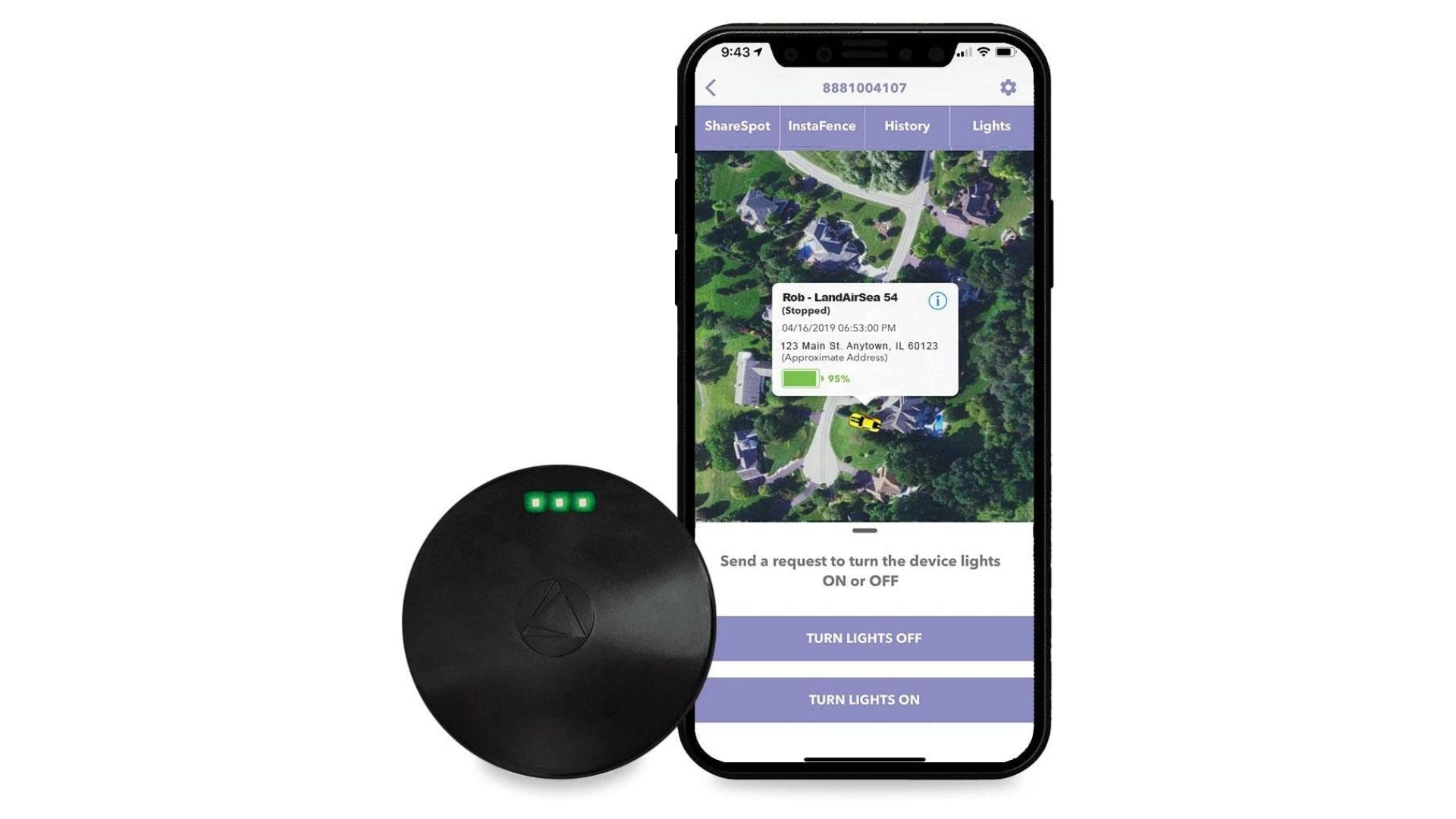 LandSeaAir GPS tracker